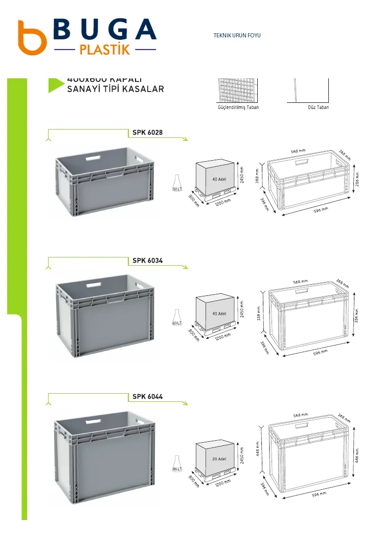 400×600 Kapalı Seri • Föy 79